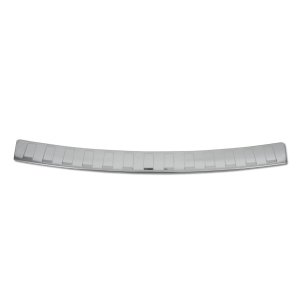 Volkswagen Golf Rear Bumper Sill Cover - Omac - S.Steel - Gloss Silver - '15-'21